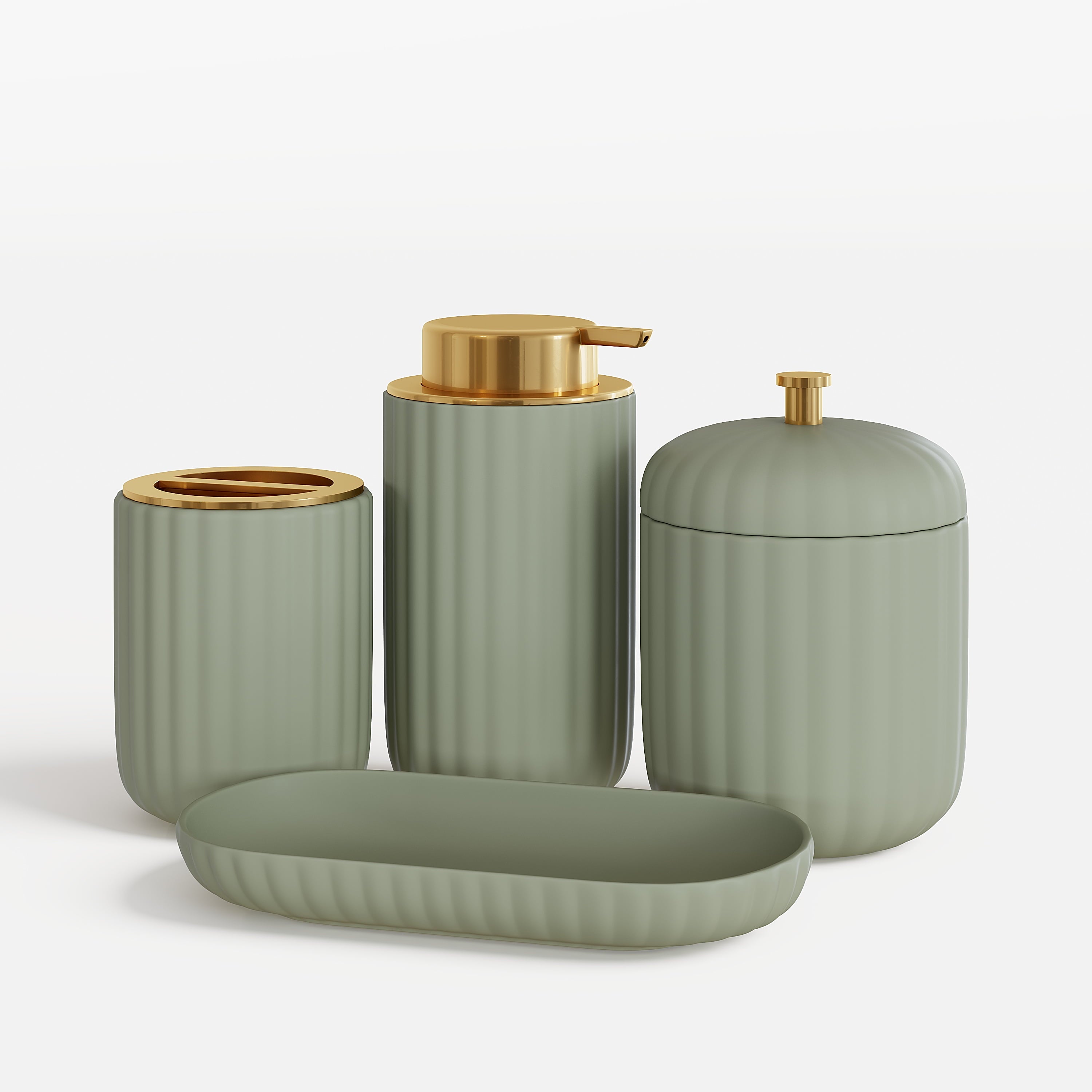 Beautiful By Drew Barrymore Toothbrush Holder- Green