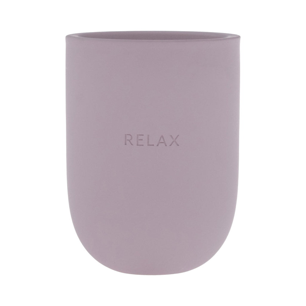 Allswell Relax Scented Lavender, Jasmine & Chamomile Ceramic Jar Candle, 10 oz