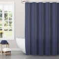 Beautiful Sage Green Check Matelassé Fabric Shower Curtain by Drew Barrymore, 72" x 72"