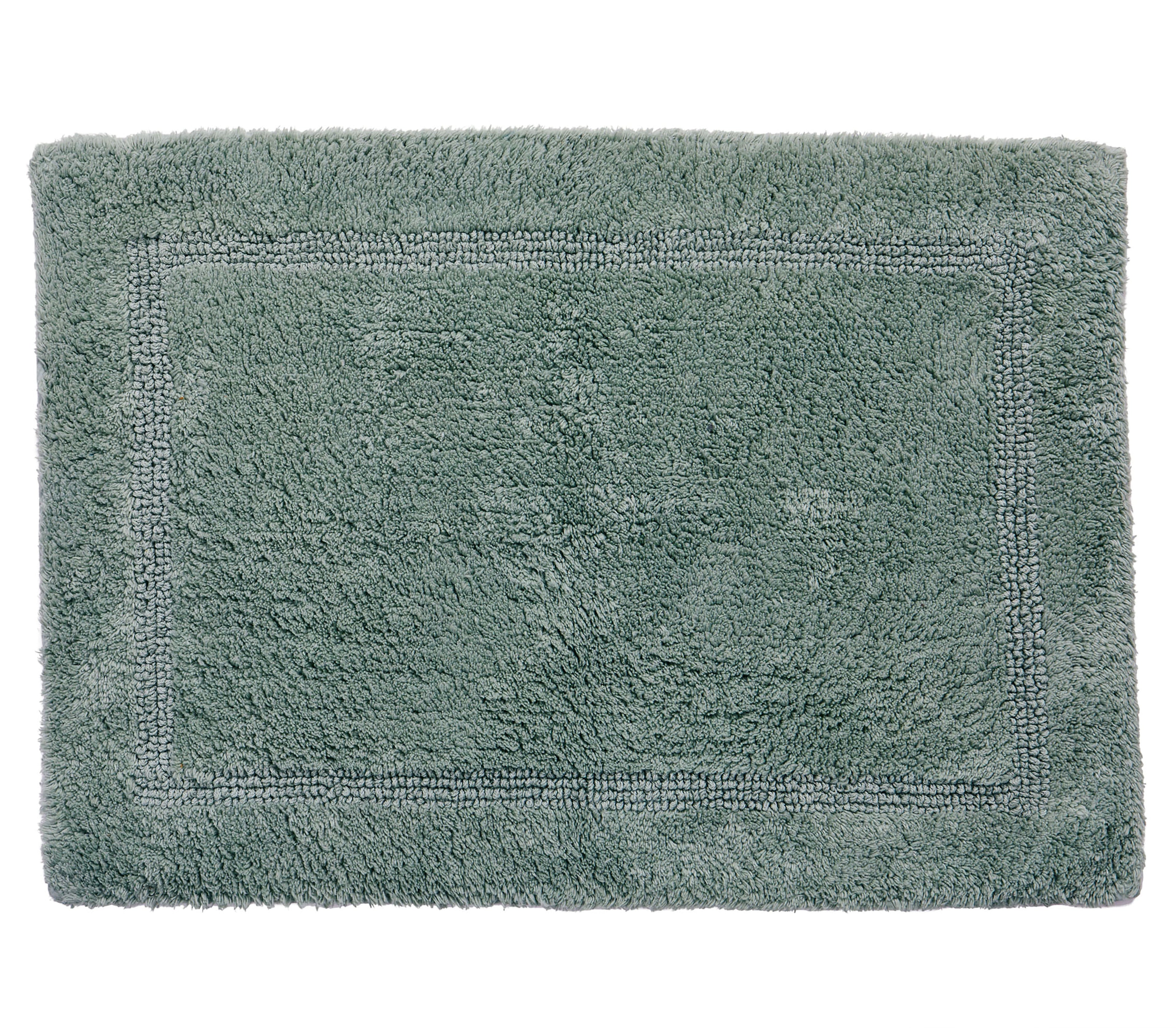 Better Homes & Gardens Cotton Reversible Bath Rug, Green River, 17" x 24"