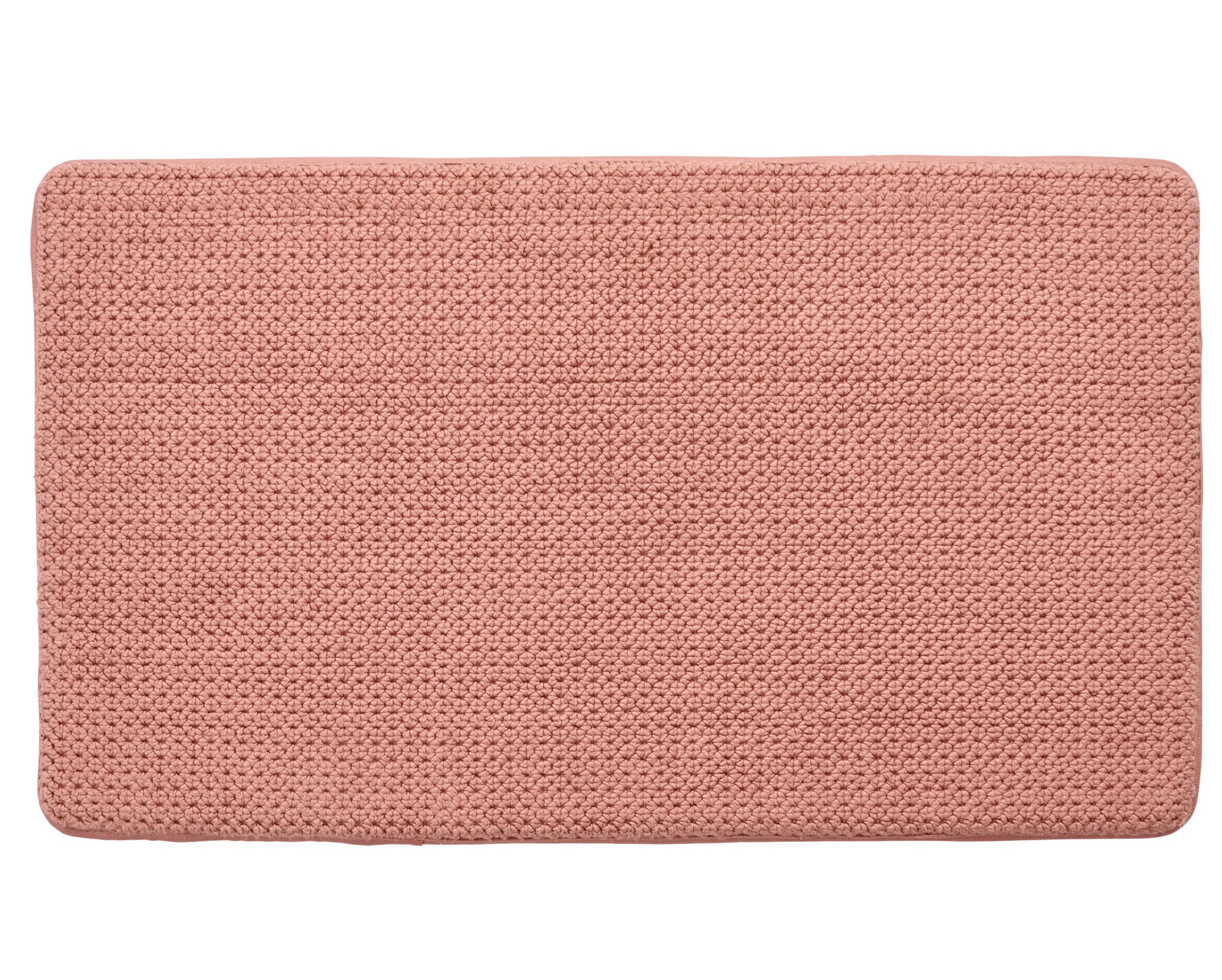 Better Homes & Gardens Signature Soft Cotton Memory Foam Bath Rug, Green River, 20" x 34"