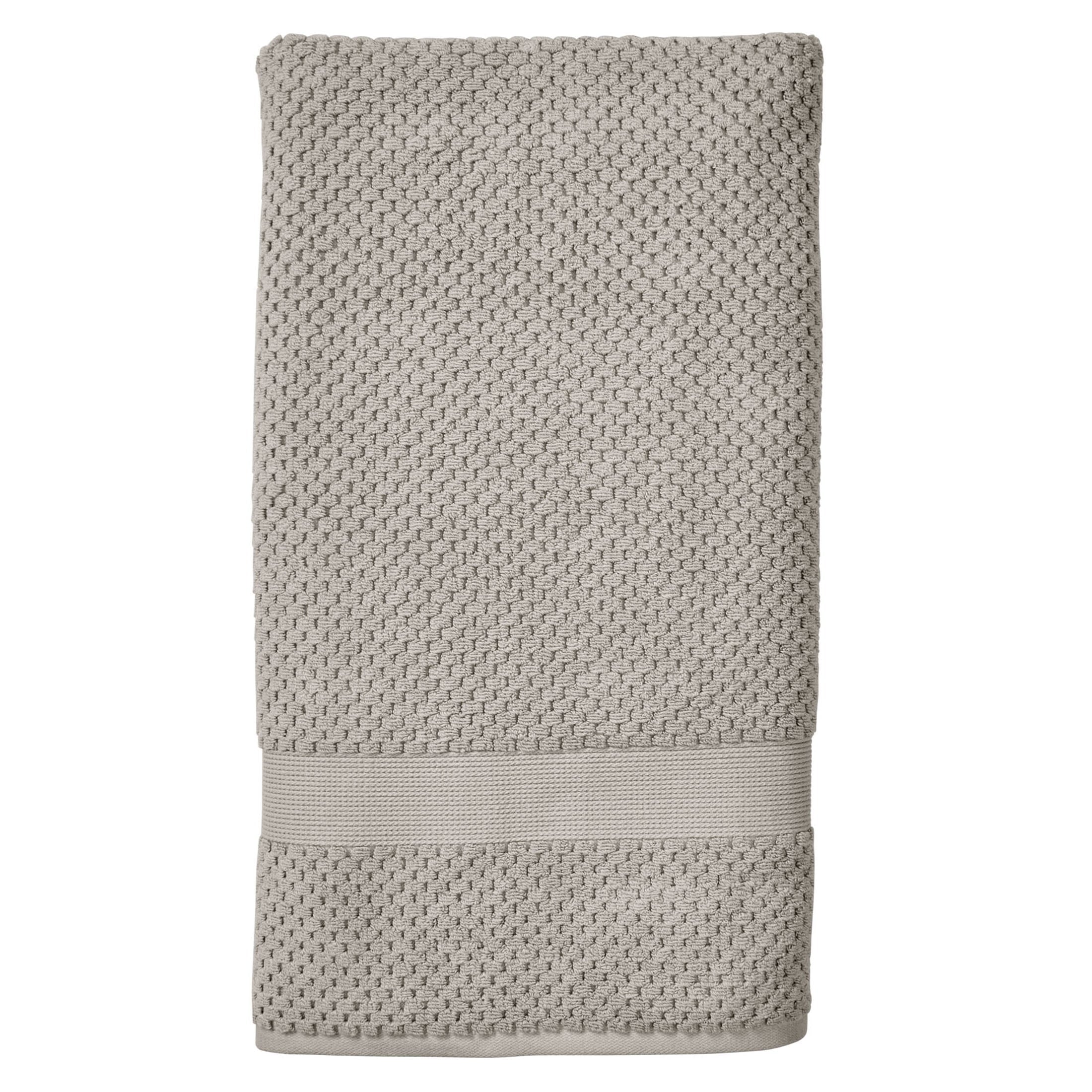 Better Homes & Gardens Signature Soft Cotton Popcorn Textured Bath Sheet, Green River