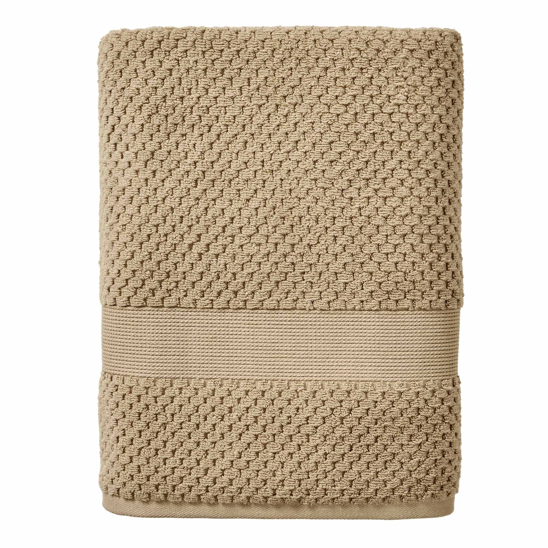 Better Homes & Gardens Signature Soft Cotton Popcorn Textured Bath Towel, Green River