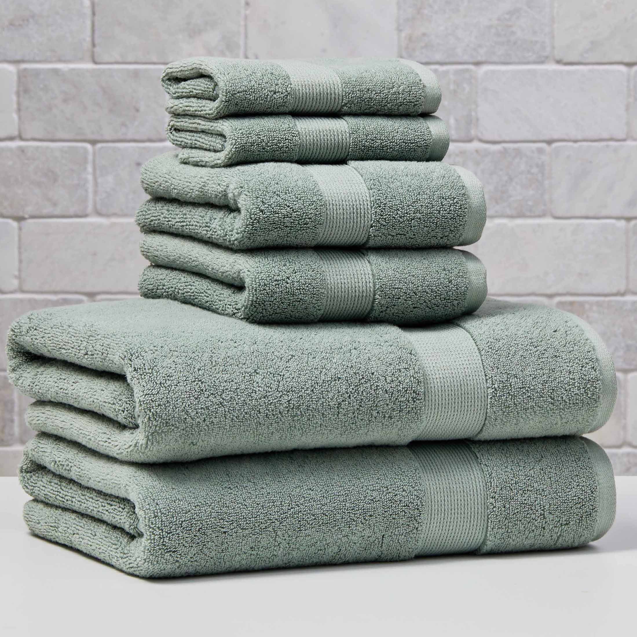 Better Homes & Gardens Signature Soft Solid Cotton 6 Piece Bath Towel Set,Vanilla Dream