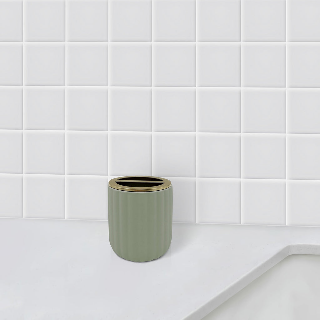Beautiful By Drew Barrymore Toothbrush Holder- Green