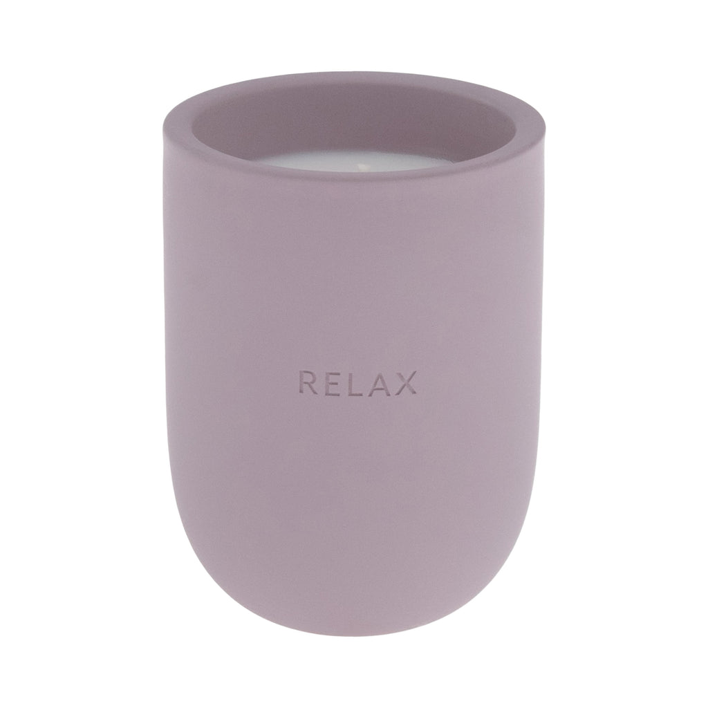 Allswell Relax Scented Lavender, Jasmine & Chamomile Ceramic Jar Candle, 10 oz