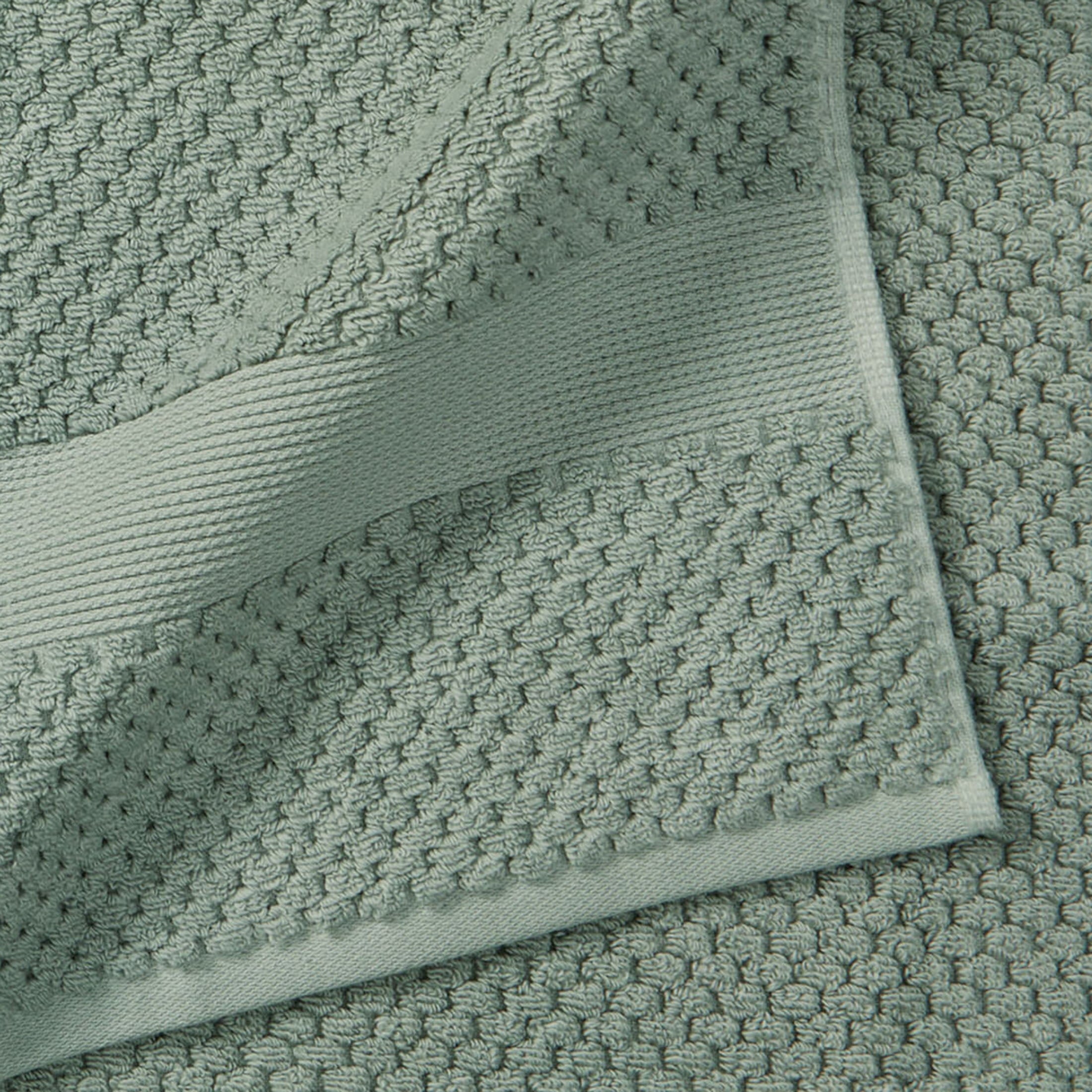 Better Homes & Gardens Signature Soft Cotton Popcorn Textured Bath Towel, Green River